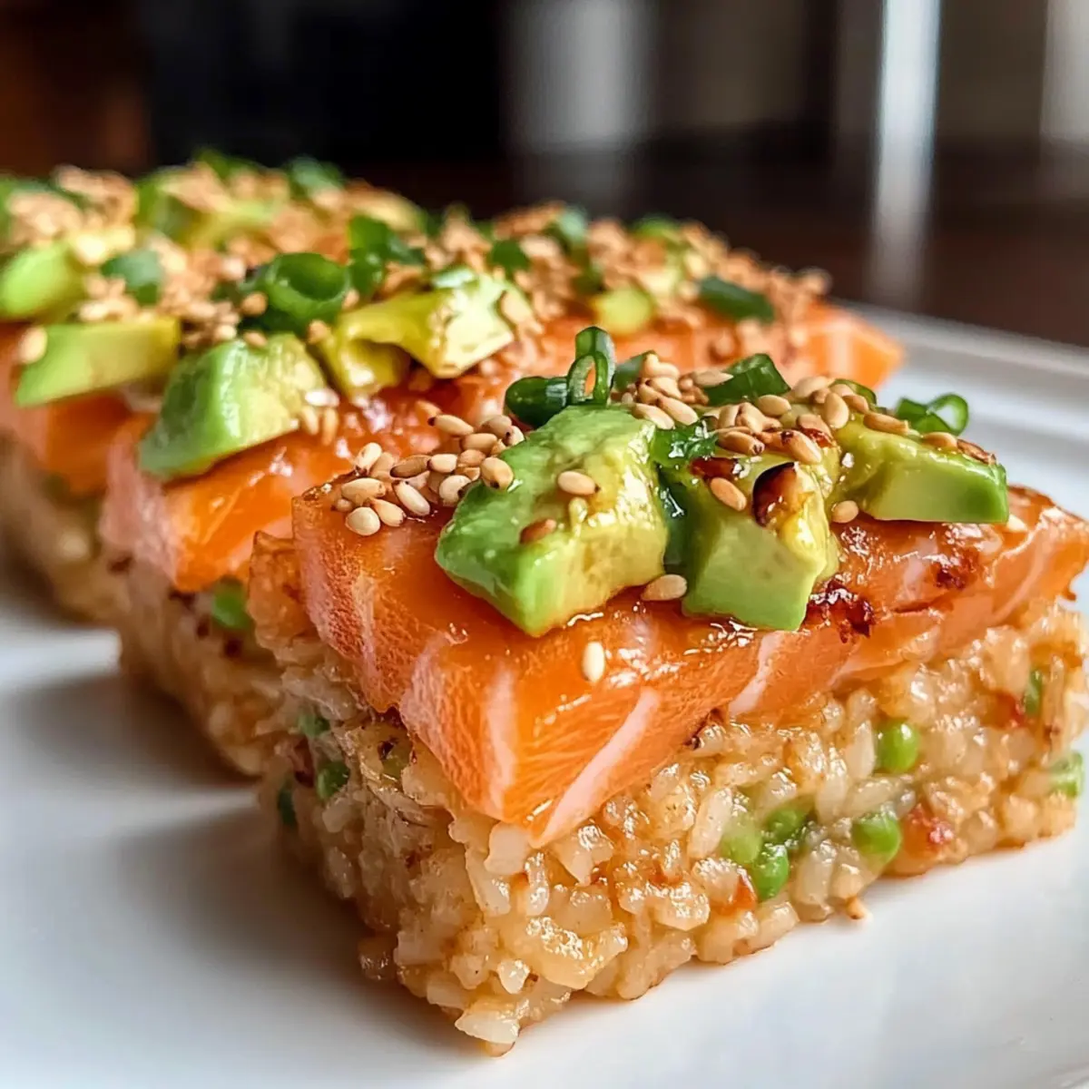 Lachs Knuspriger Reis