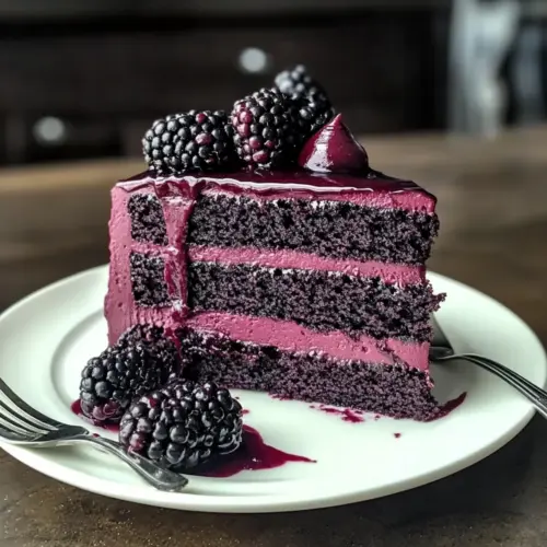 Schwarze Johannisbeere Samt Gotik Kuchen