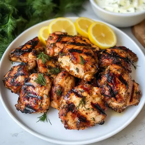 Griechischer Joghurt mariniertes Hähnchen