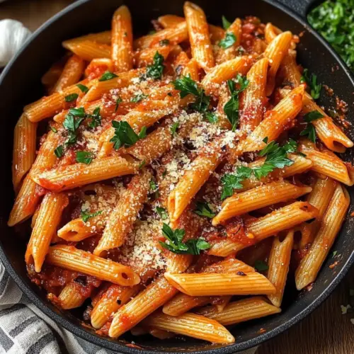Penne Arrabbiata mit Chili Crisp