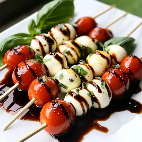 Frische Caprese-Spieße