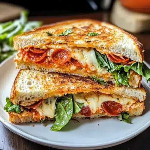 Caesar Pepperoni Pizza Sandwich
