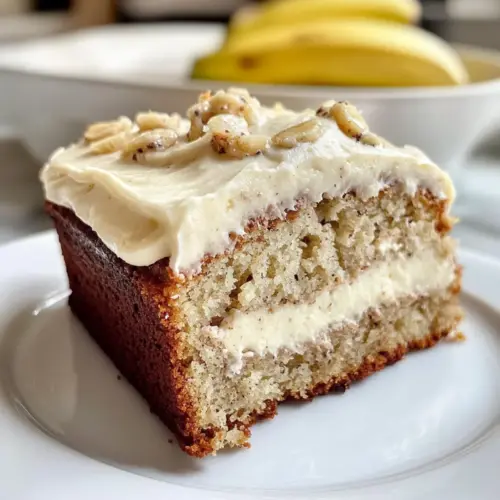 Unglaublicher Bananenbrotkuchen mit Frischkäseglasur