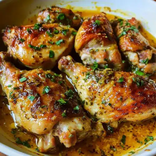 Gebratene Zitronenbutterhähnchen