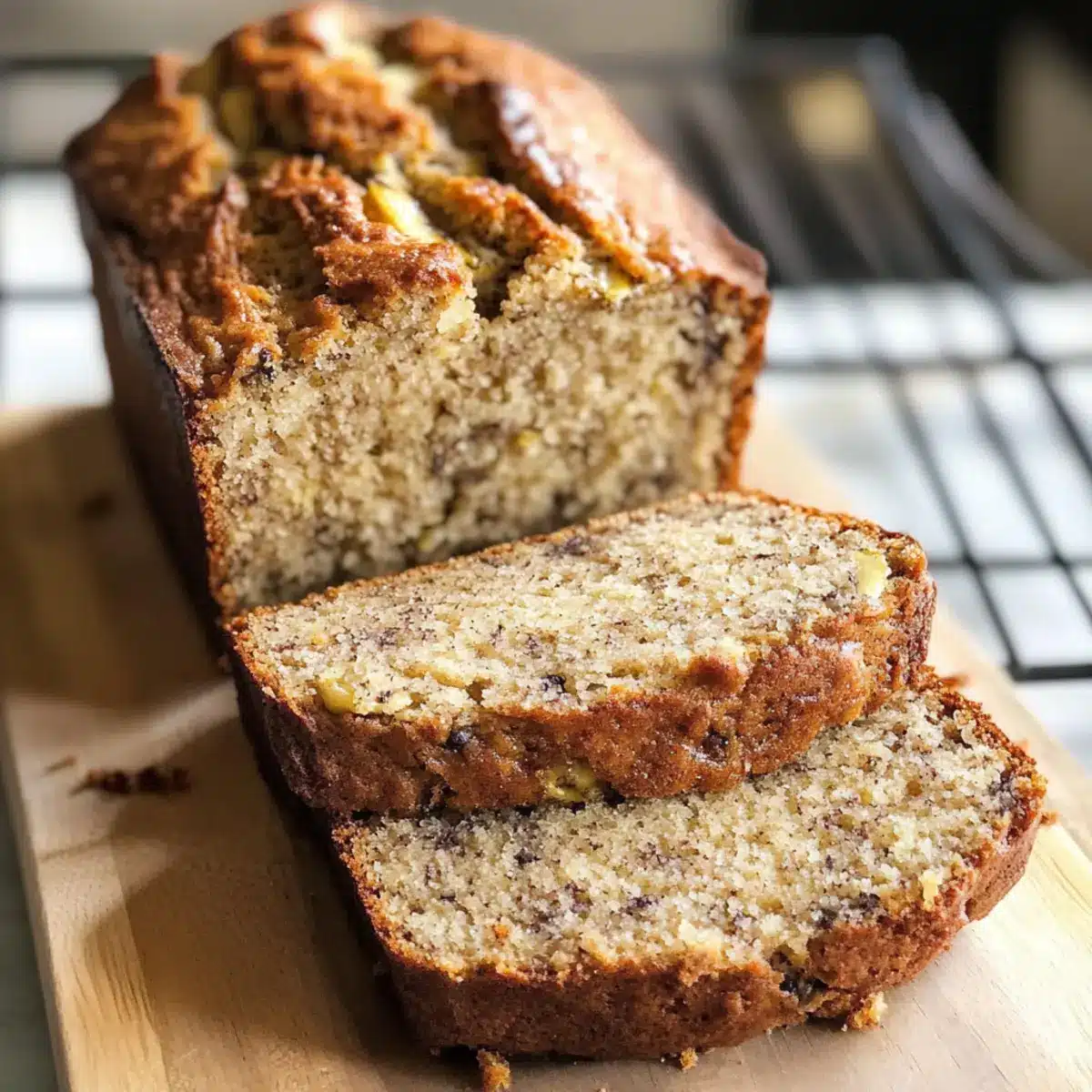 Einfache Feuchte Bananenbrot