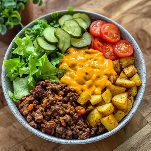 Gesunde Burger Schüssel