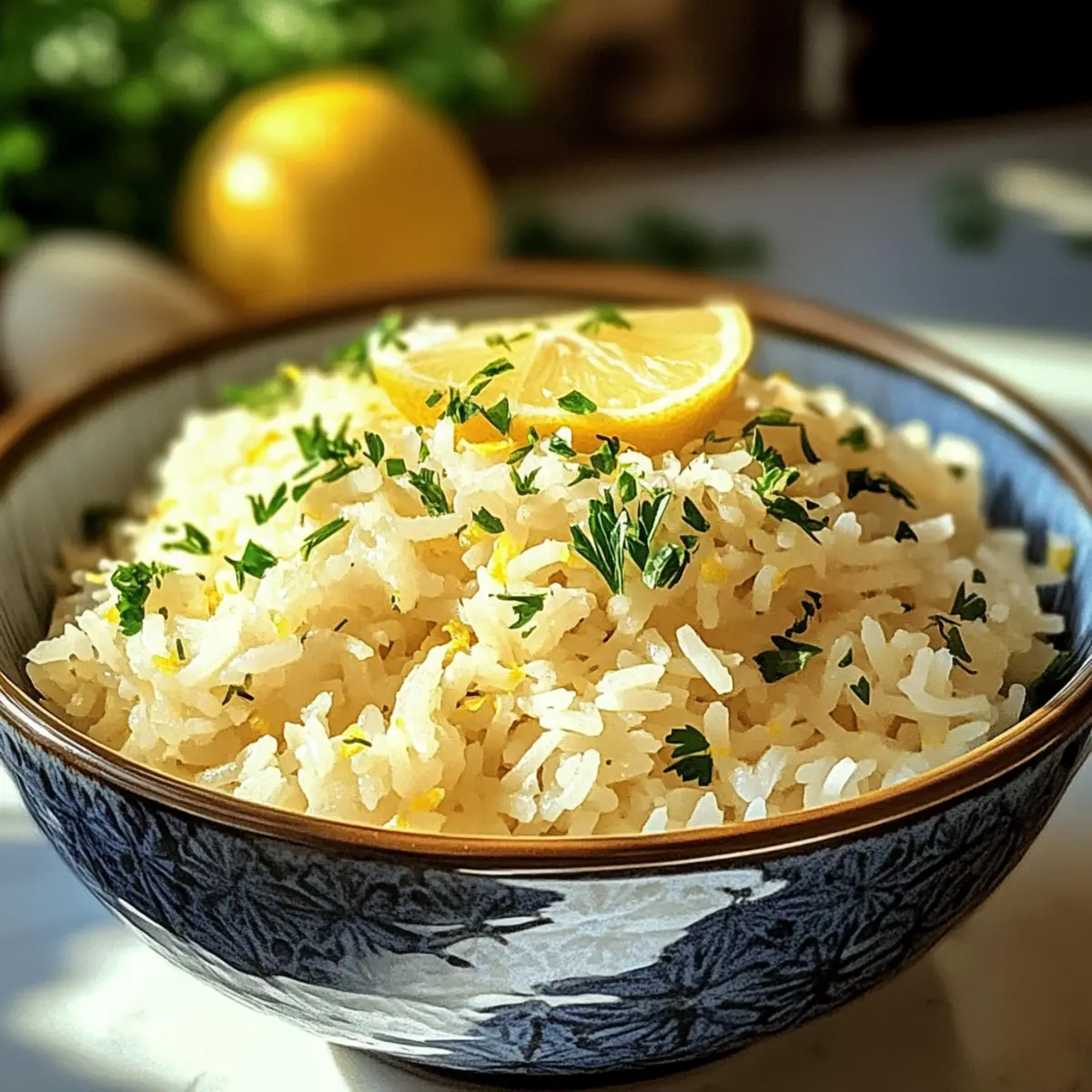 Griechischer Zitronenreis