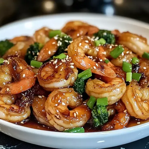 Hohe-Protein Honig Knoblauch Garnelen