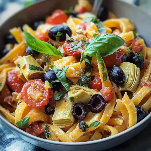 Mediterrane Ein-Topf-Pasta