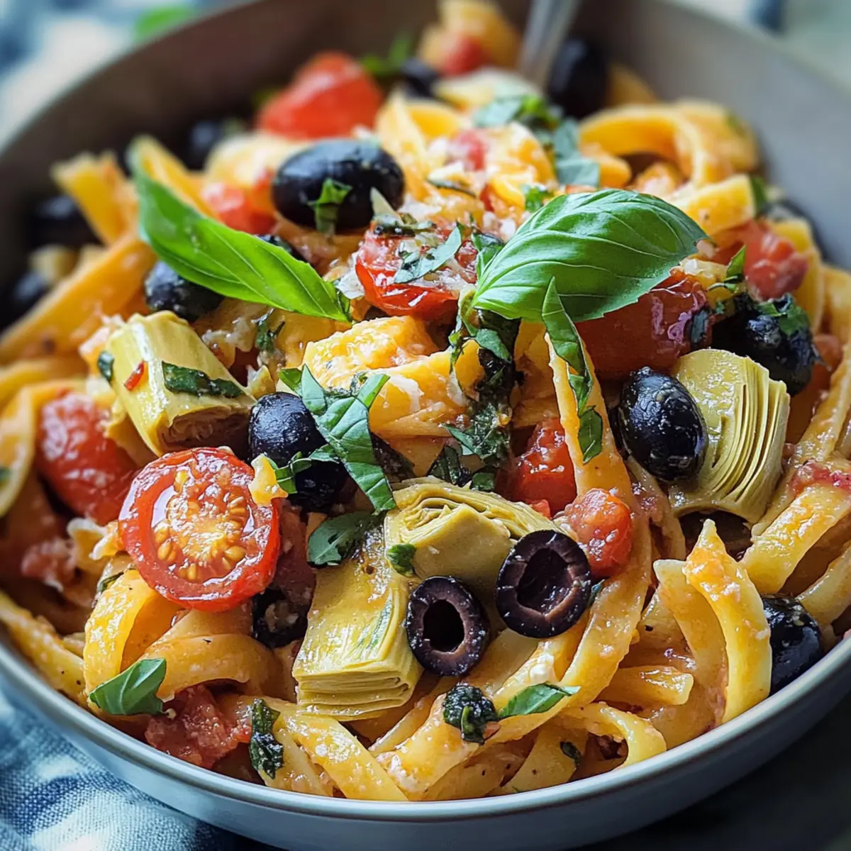 Mediterrane Ein-Topf-Pasta