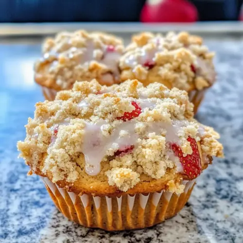 Erdbeer-Rhabarber-Muffins