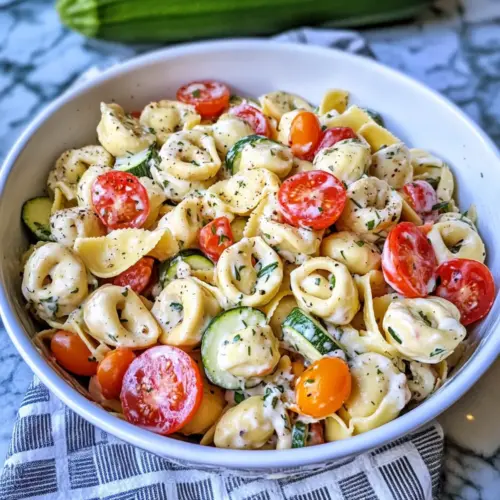 Sommerliche Tortellini-Pastasalat mit Gemüse