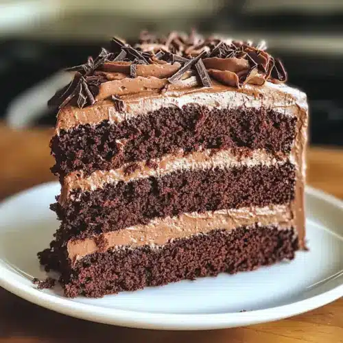 Doppelschicht-Schokoladenfudge-Kuchen