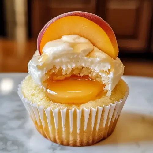 Honig-Pfirsich-Frischkäse-Muffins