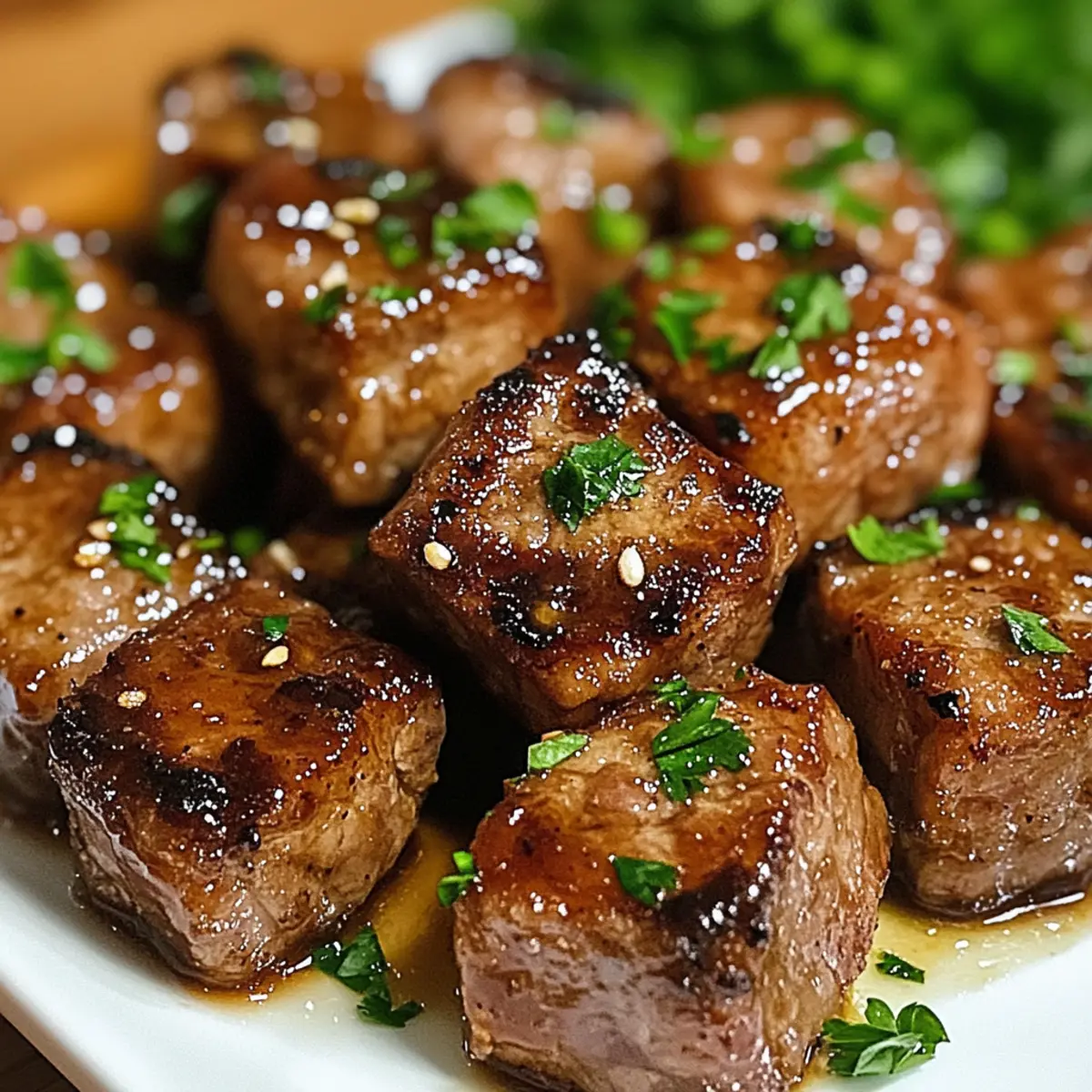 Unwiderstehlich herzhafte Knoblauch-Schweinehäppchen