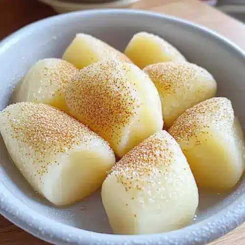 Pfannengebratene frische Milch Mochi