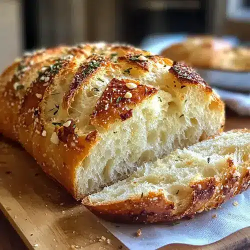 Parmesan Knoblauch Artisan Brot