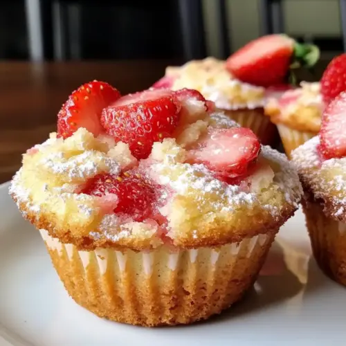 Erdbeer-Shortcake-Muffins