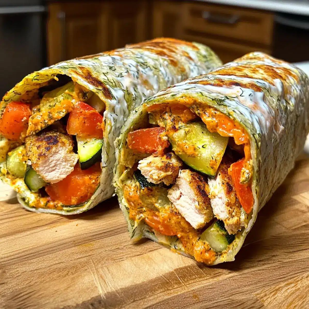 Low-Carb Gyros-Wrap
